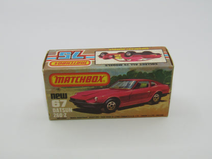 Matchbox Superfast 67C Datsun 126X Purple FLAT Black Base