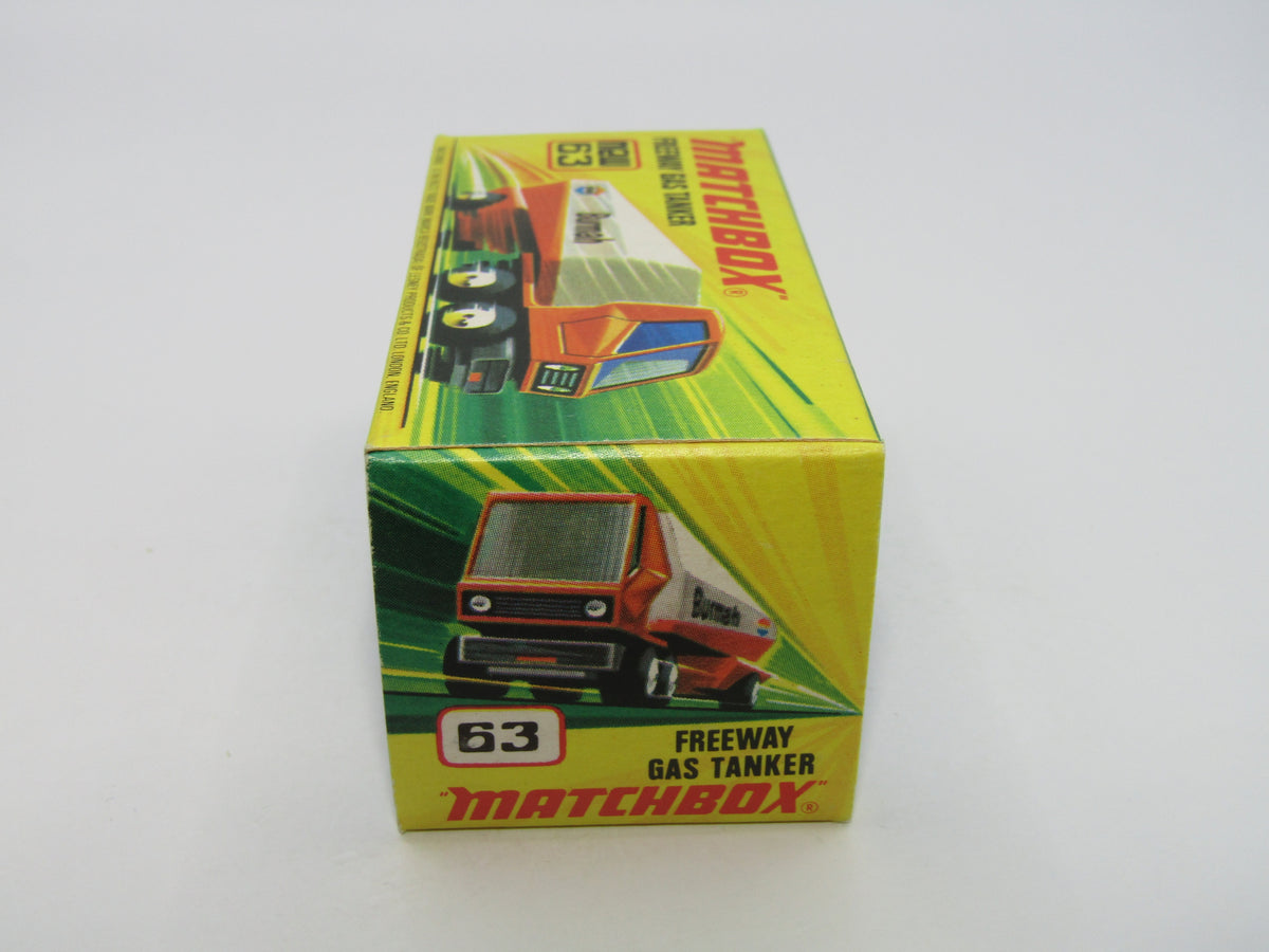 Matchbox Superfast 63B Freeway Gas Tanker Burmah BOX MATCHER Very Rare