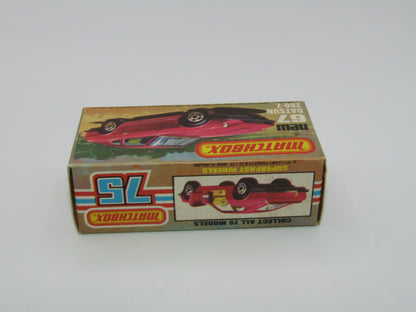 Matchbox Superfast 67C Datsun 126X Purple FLAT Black Base