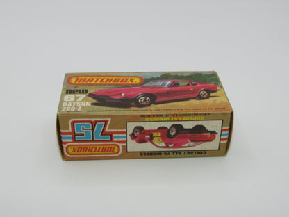 Matchbox Superfast 67C Datsun 126X Purple FLAT Black Base