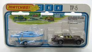 Matchbox Superfast Twin Pack TP-5 Porsche Turbo & Boat & Trailer