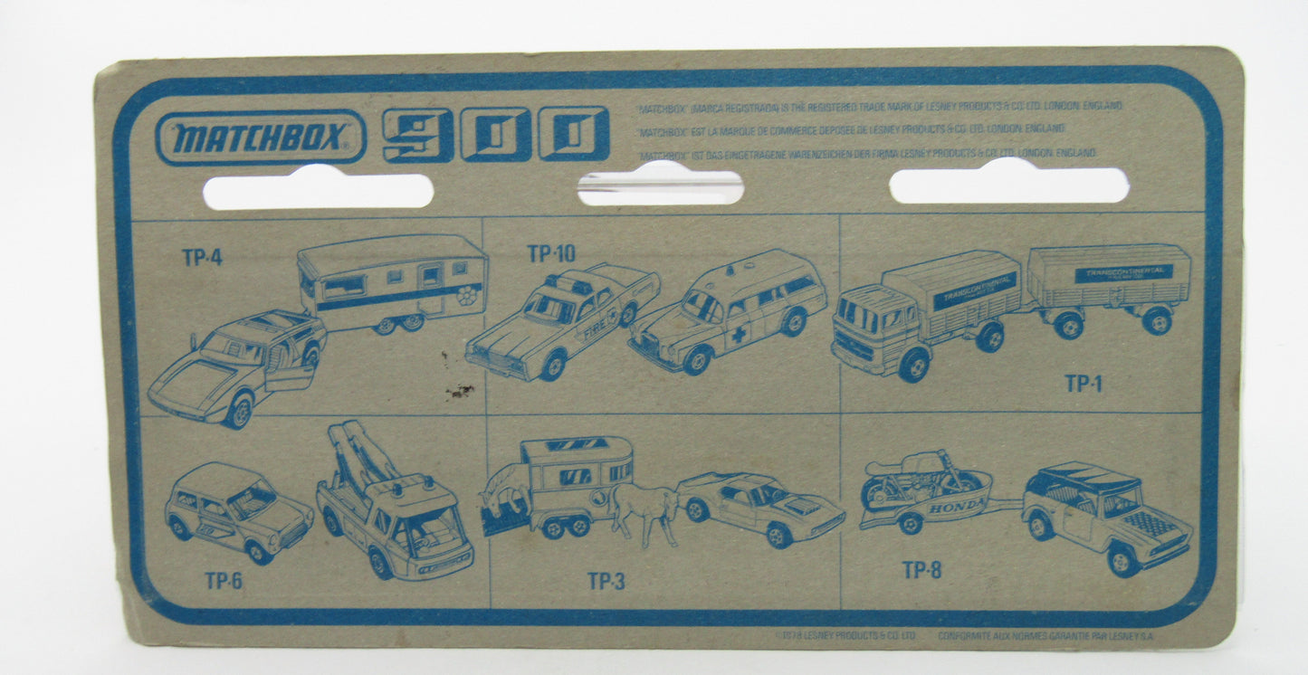 Matchbox Superfast Twin Pack TP-30 Renault & Seafire Boat BLACK & YELLOW