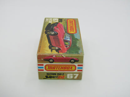 Matchbox Superfast 67C Datsun 126X Black, Black Interior Black Base