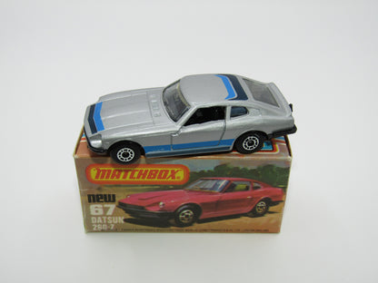 Matchbox Superfast 67C Datsun 126X Silver Blue Stripes