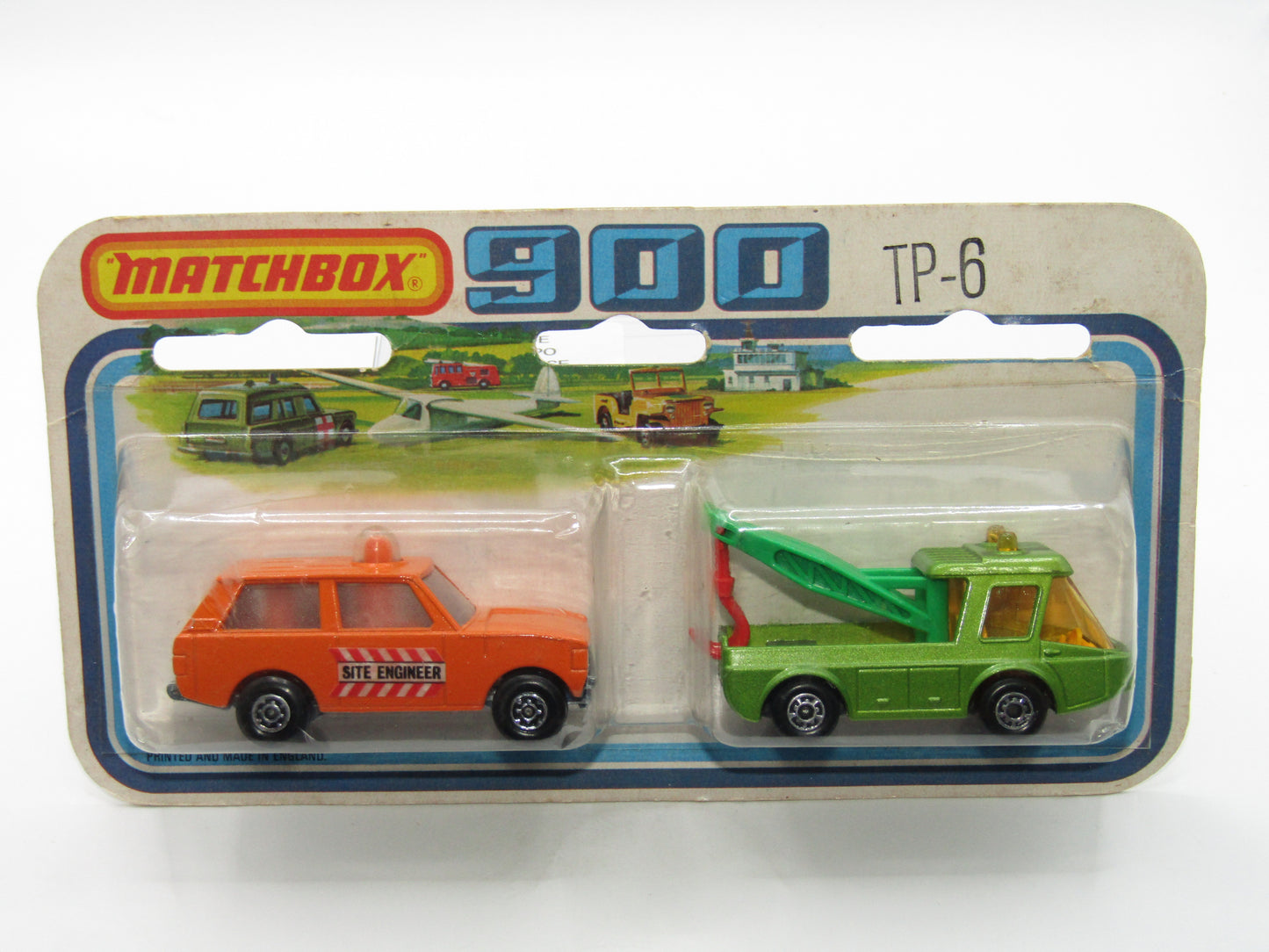 Matchbox Superfast Twin Pack TP-6 Orange Police Patrol & Toe Joe Black Base