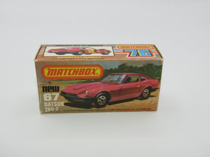 Matchbox Superfast 67C Datsun 126X Silver Blue Stripes