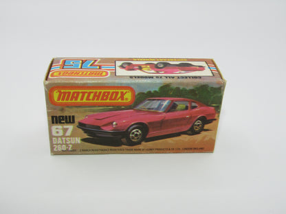 Matchbox Superfast 67C Datsun 126X Silver Blue Stripes