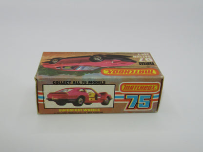 Matchbox Superfast 67C Datsun 126X Silver Blue Stripes