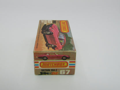 Matchbox Superfast 67C Datsun 126X Silver Blue Stripes