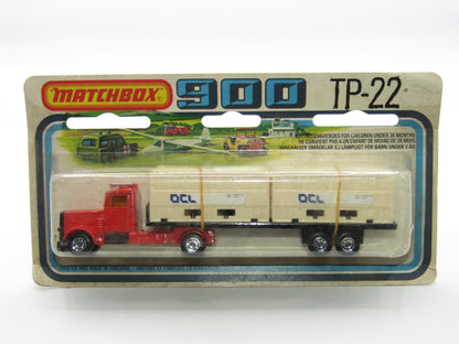 Matchbox Superfast Twin Pack TP-22 Long Haul Trailer RED OCL