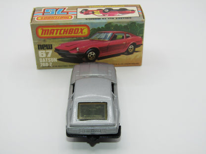 Matchbox Superfast 67C Datsun 126X Silver Black Interior Black Base