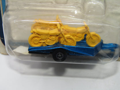 Matchbox Superfast Twin Pack TP-21 Citroen SM & Trailer DARK METALLIC Blue