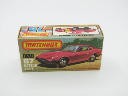 Matchbox Superfast 67C Datsun 126X Silver Black Interior Black Base