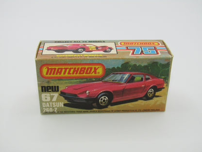 Matchbox Superfast 67C Datsun 126X Silver Black Interior Black Base