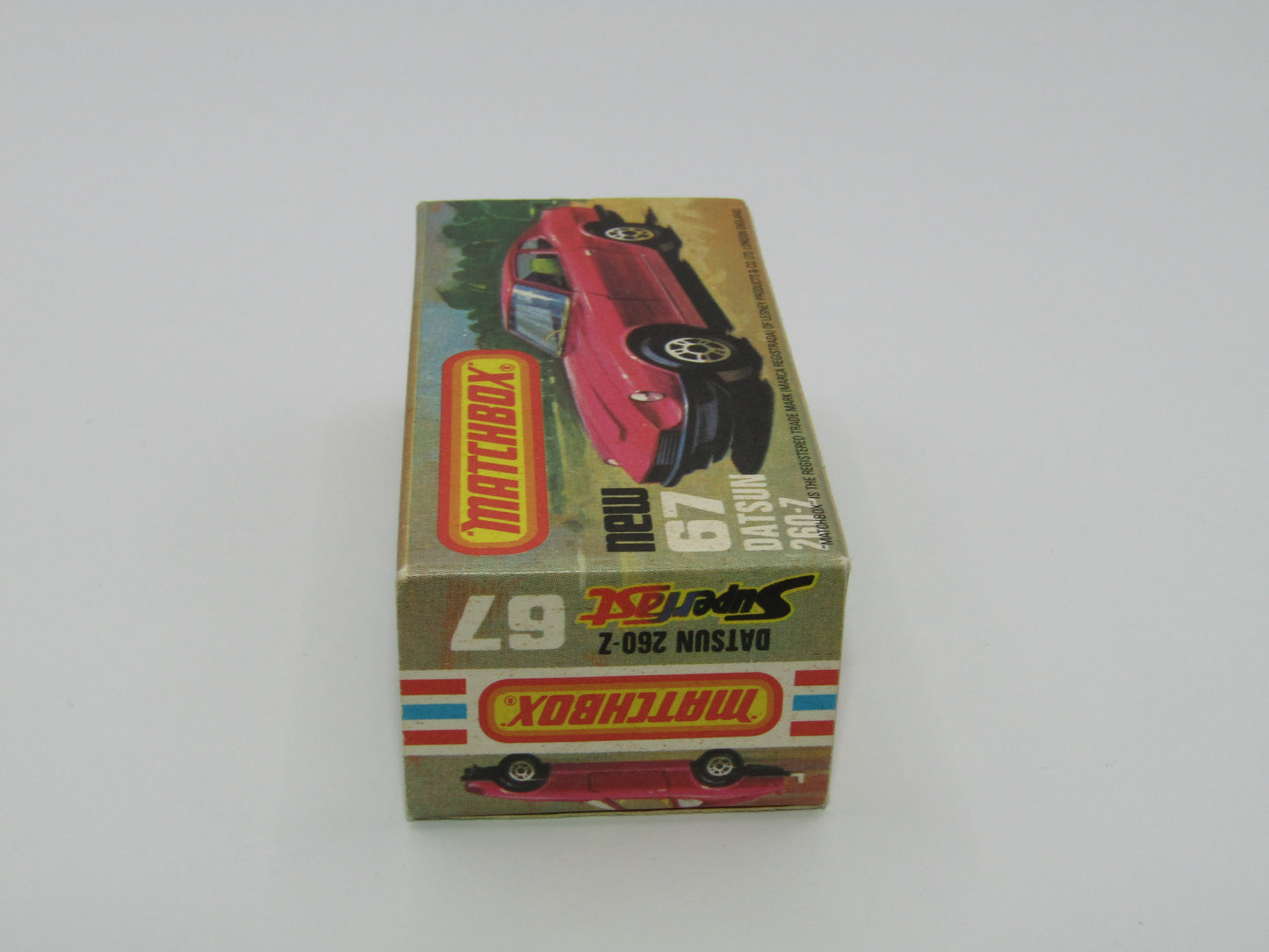 Matchbox Superfast 67C Datsun 126X Silver Black Interior Black Base