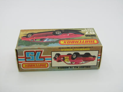 Matchbox Superfast 67C Datsun 126X Silver Black Interior Black Base