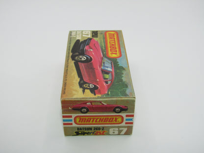 Matchbox Superfast 67C Datsun 126X Silver Black Interior Black Base