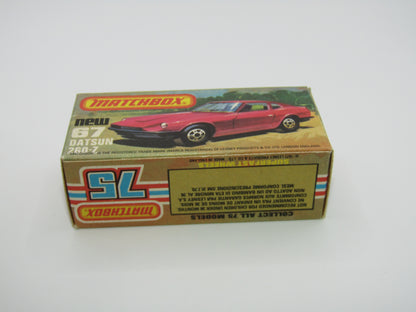Matchbox Superfast 67C Datsun 126X Silver Black Interior Black Base