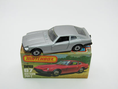 Matchbox Superfast 67C Datsun 126X Silver Black Int Black Base Clear Windows