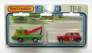 Matchbox Superfast Twin Pack TP-6 Toe Joe & DARK RED MINI with "3" Label