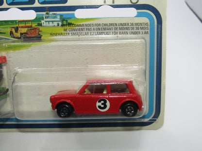 Matchbox Superfast Twin Pack TP-6 Toe Joe & DARK RED MINI with "3" Label