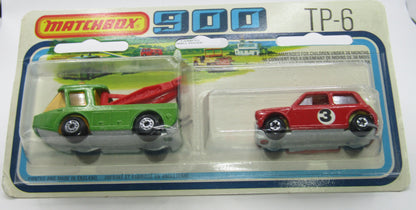 Matchbox Superfast Twin Pack TP-6 Toe Joe & DARK RED MINI with "3" Label