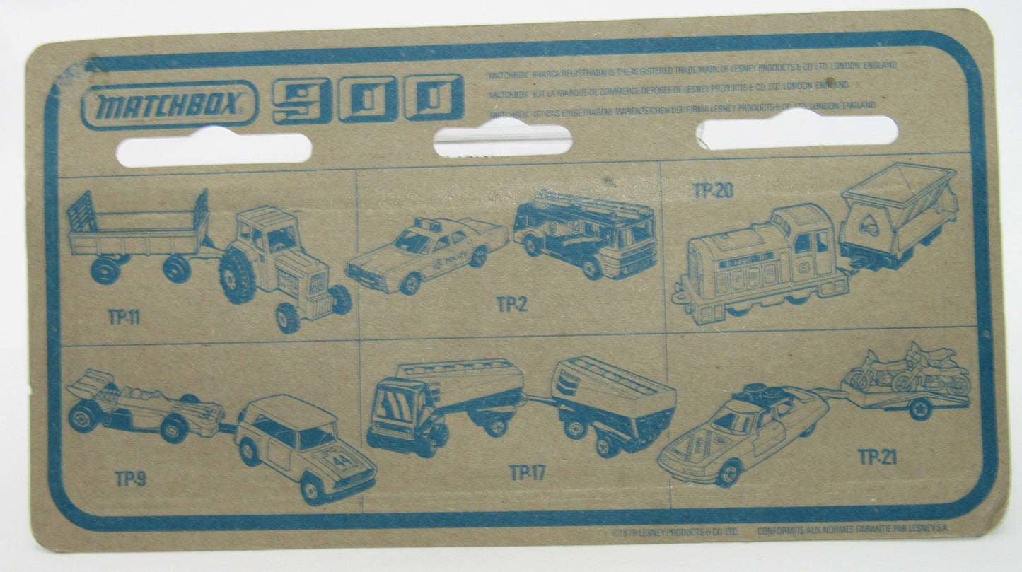 Matchbox Superfast Twin Pack TP-6 Toe Joe & DARK RED MINI with "3" Label