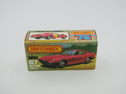 Matchbox Superfast 67C Datsun 126X Silver Black Int Black Base Clear Windows