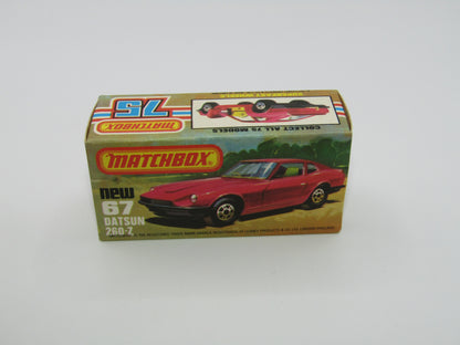 Matchbox Superfast 67C Datsun 126X Silver Black Int Black Base Clear Windows
