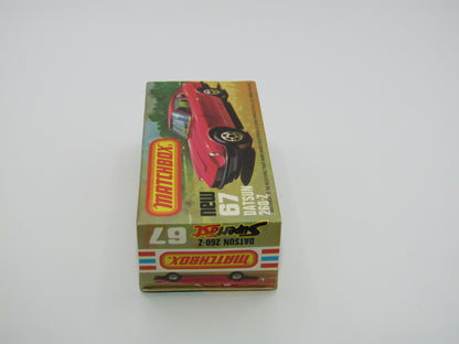 Matchbox Superfast 67C Datsun 126X Silver Black Int Black Base Clear Windows