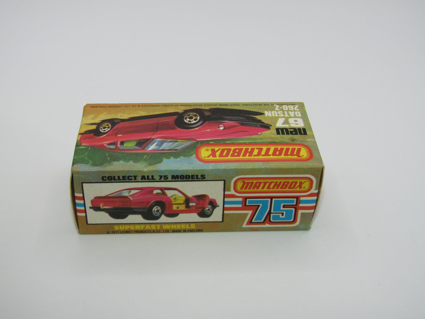 Matchbox Superfast 67C Datsun 126X Silver Black Int Black Base Clear Windows