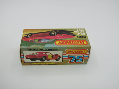 Matchbox Superfast 67C Datsun 126X Silver Black Int Black Base Clear Windows