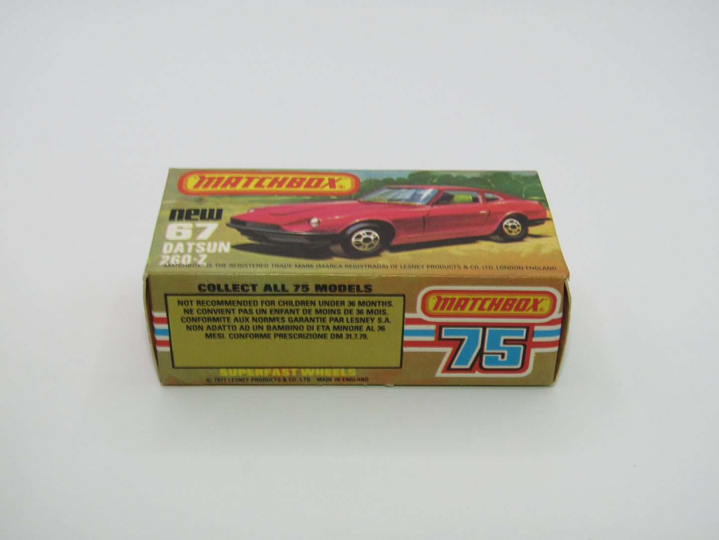 Matchbox Superfast 67C Datsun 126X Silver Black Int Black Base Clear Windows