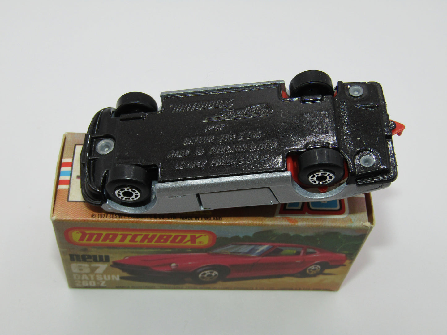 Matchbox Superfast 67C Datsun 126X Silver METALLIC GREY Base