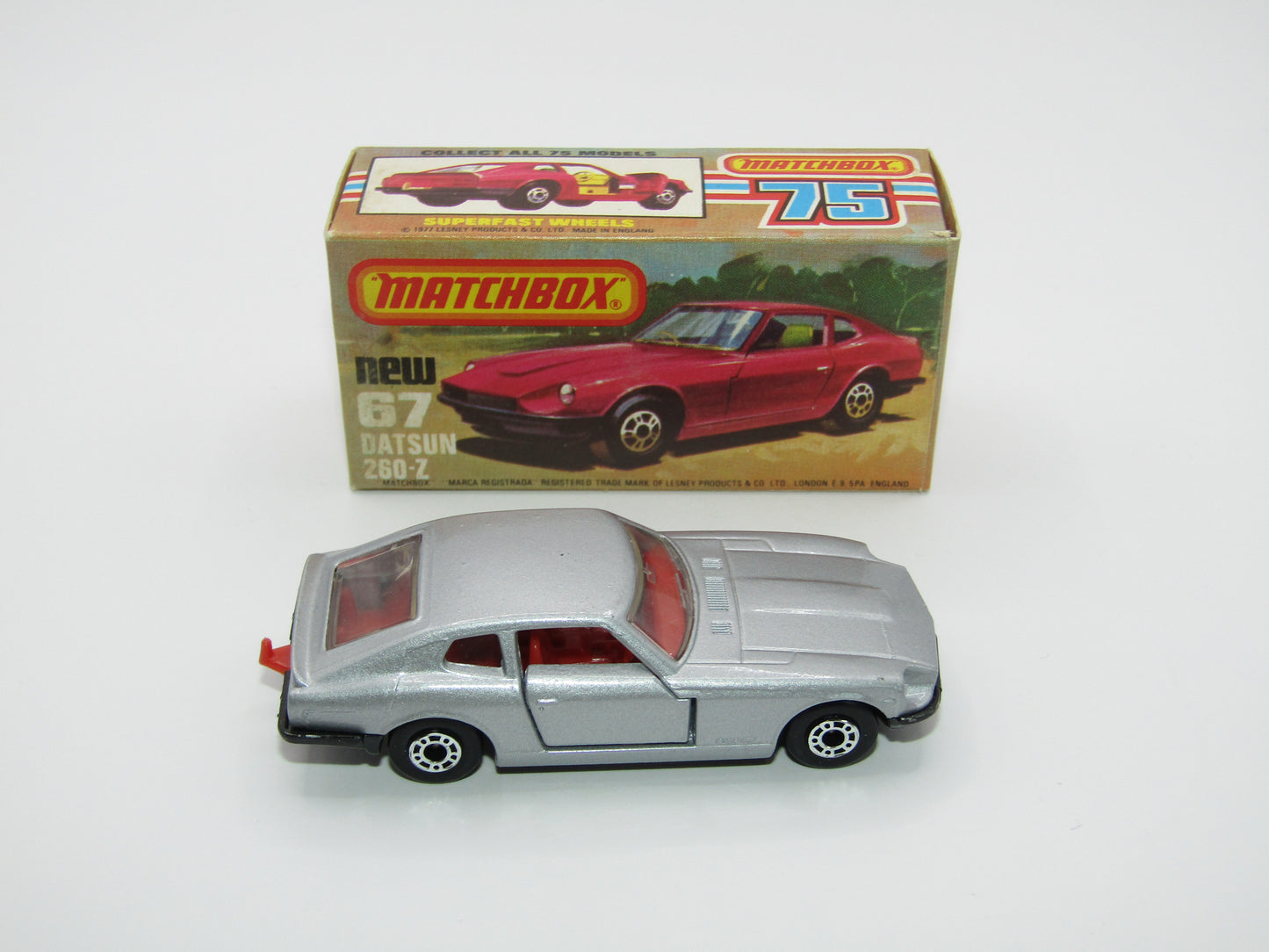 Matchbox Superfast 67C Datsun 126X Silver METALLIC GREY Base