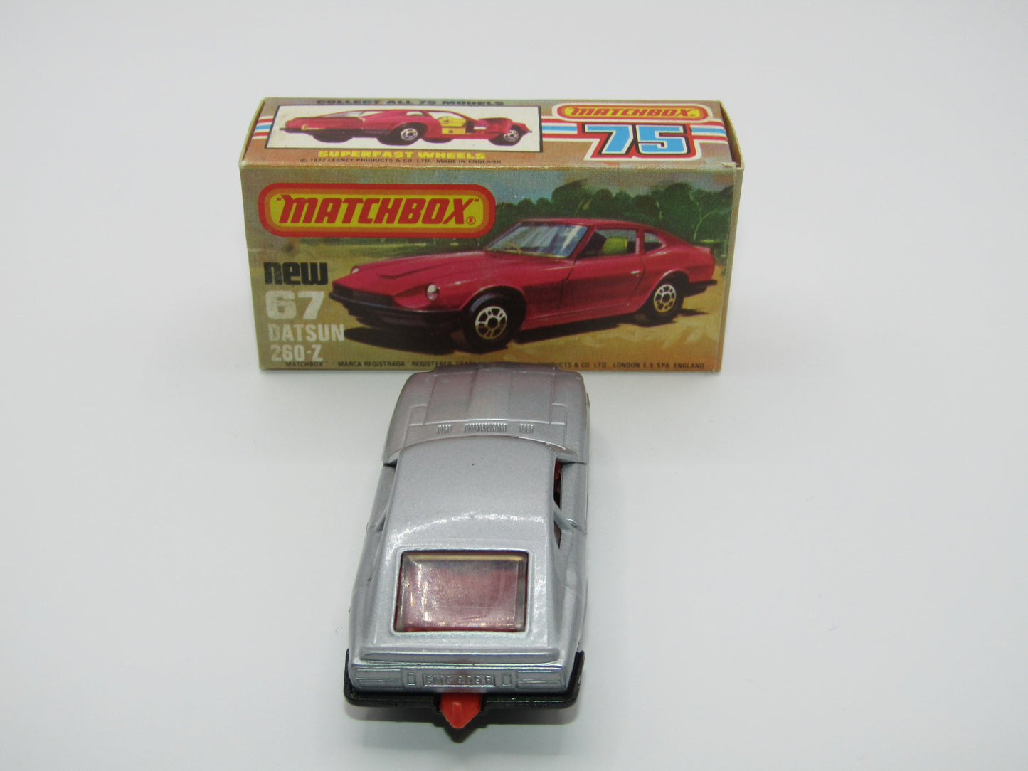 Matchbox Superfast 67C Datsun 126X Silver METALLIC GREY Base