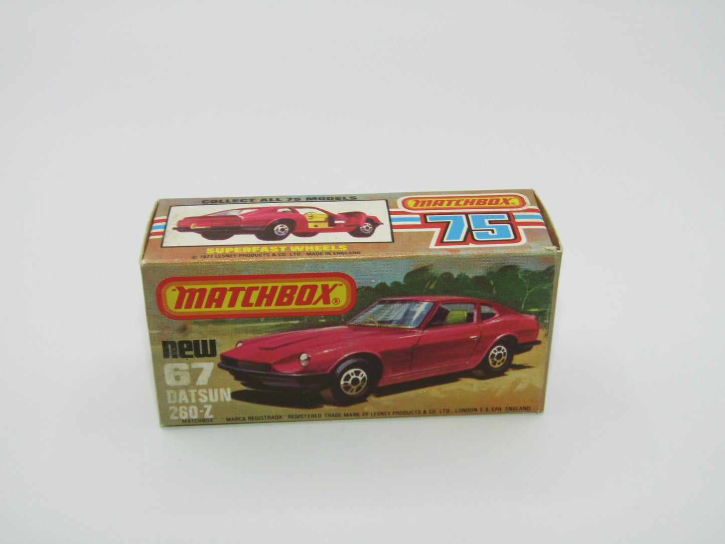 Matchbox Superfast 67C Datsun 126X Silver METALLIC GREY Base