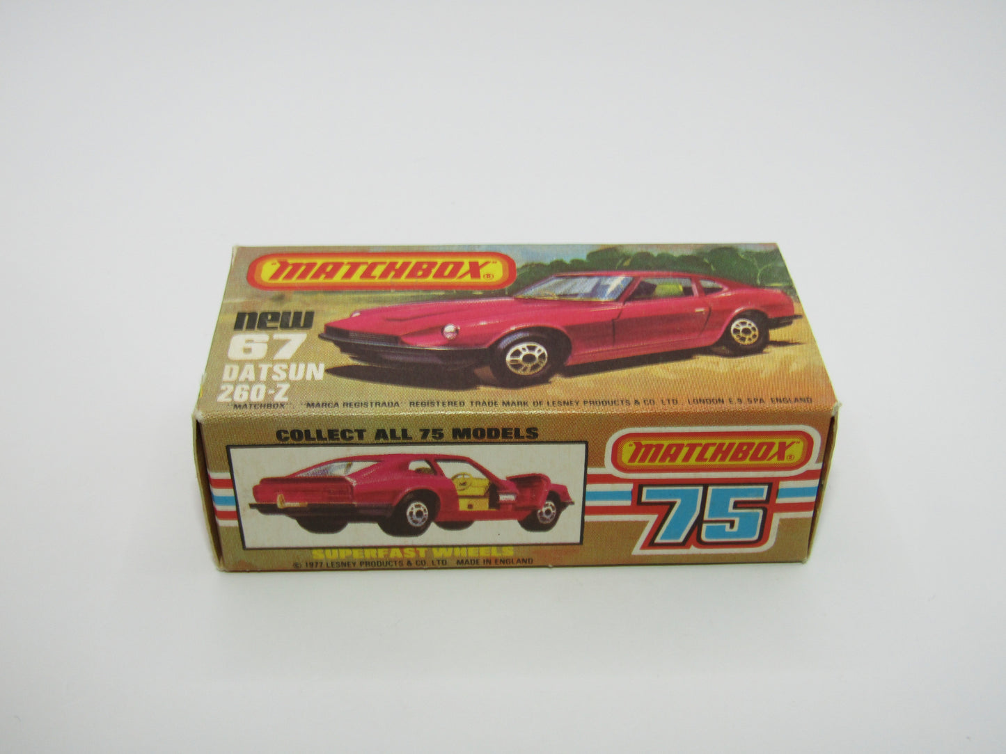 Matchbox Superfast 67C Datsun 126X Silver METALLIC GREY Base