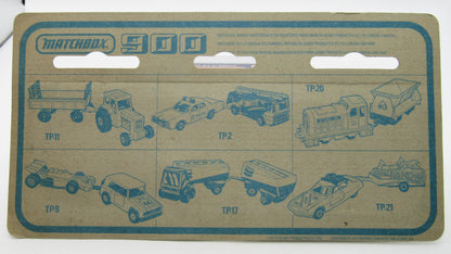 Matchbox Superfast Twin Pack TP-4 AMX Javelin BLUE NO TAMPO with Caravan