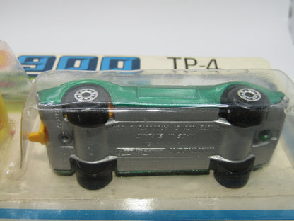Matchbox Superfast Twin Pack TP-4 AMX Javelin & Caravan Met Green SILVER BASE