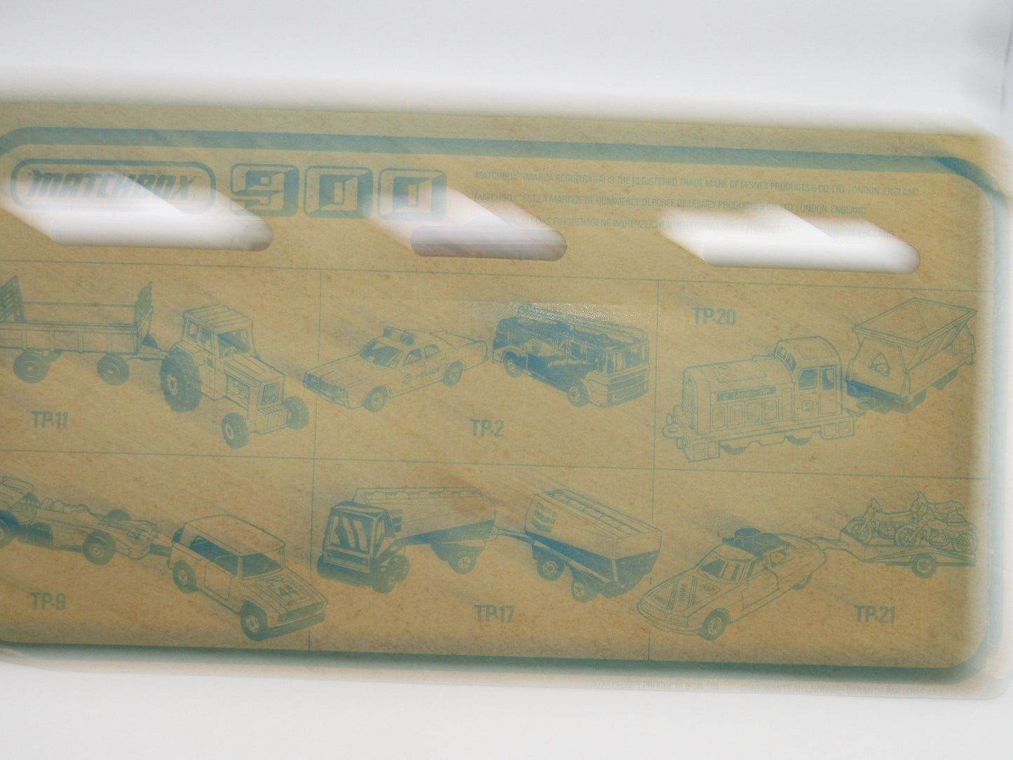 Matchbox Superfast Twin Pack TP-3 AMX Javelin & Pony Trailer Met Green Unpainted Base