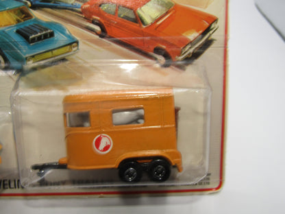 Matchbox Superfast Twin Pack TP-3 AMX Javelin & Pony Trailer Kingfisher Blue