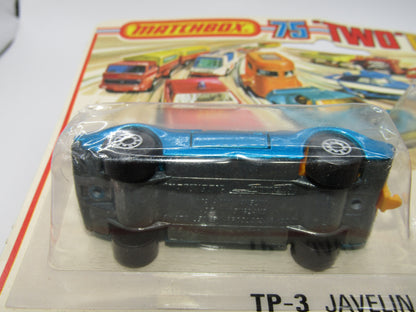 Matchbox Superfast Twin Pack TP-3 AMX Javelin & Pony Trailer Kingfisher Blue