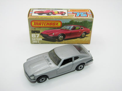 Matchbox Superfast 67C Datsun 126X Silver Black Inerior SILVER BASE