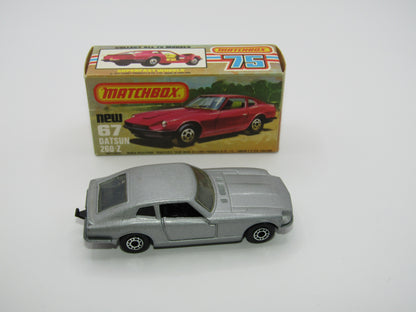 Matchbox Superfast 67C Datsun 126X Silver Black Inerior SILVER BASE
