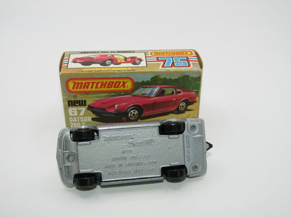 Matchbox Superfast 67C Datsun 126X Silver Black Inerior SILVER BASE