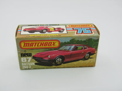 Matchbox Superfast 67C Datsun 126X Silver Black Inerior SILVER BASE