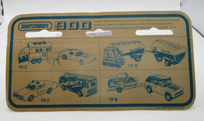 Matchbox Superfast Twin Pack TP-3 AMX Javelin & Pony Trailer SILVERY Lime Green
