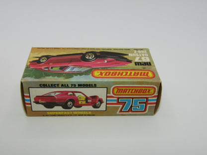 Matchbox Superfast 67C Datsun 126X Silver Black Inerior SILVER BASE