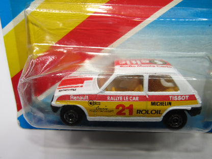 Matchbox Superfast Twin Pack TP-106 Renault & Bicycle Trailer ORANGE Interior